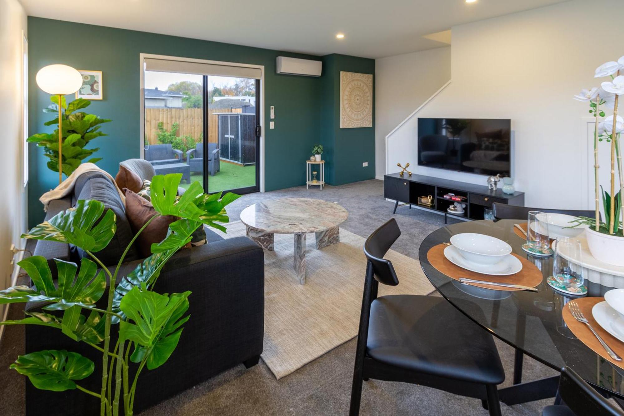 Serene Living 2 Bed With Carpark Christchurch Exterior foto